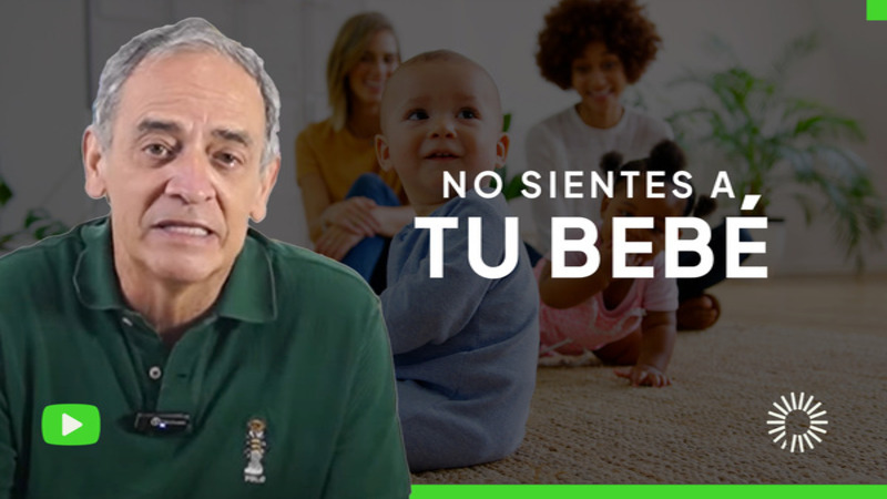 <p>Como pediatra, sé que muchos padres están emocionados por ver a su bebé sentado, pero forzar esta postura antes de tiempo puede afectar su desarrollo. En este video, te explicaré por qué es fundamental respetar los tiempos naturales de tu bebé y cómo ayudarlo a fortalecer su cuerpo sin riesgos.<br />
<br />
En este video te contaré:</p>

<ul>
	<li> A qué edad un bebé está realmente listo para sentarse.</li>
	<li>Cómo estimular su desarrollo de manera segura.</li>
	<li> Los peligros de apresurar este proceso y cómo evitarlos.</li>
</ul>

<p><br />
Si quieres asegurarte de que tu bebé crezca sano y fuerte, este video es para ti.</p>