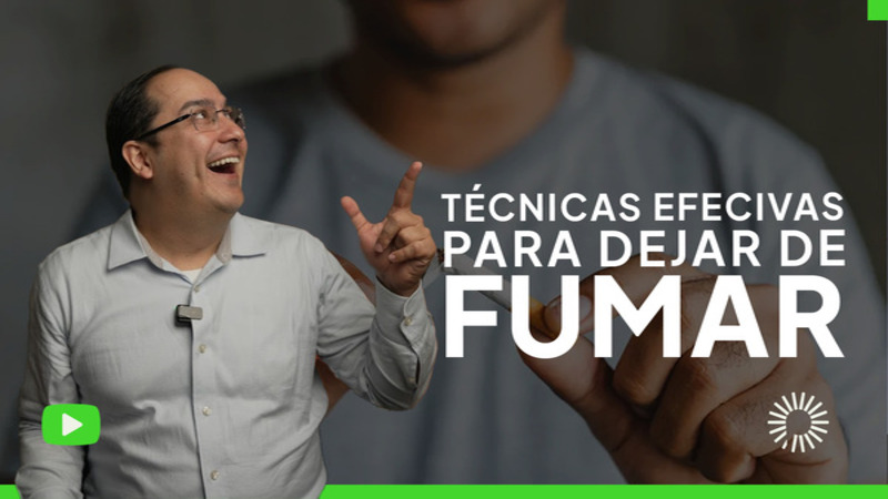 <p>¿Intentaste dejar de fumar y volviste a caer?  No eres el único. La nicotina no solo engancha tu cuerpo, sino también tu mente. Pero hoy puedes romper ese ciclo con estrategias que realmente funcionan.</p>

<ul>
	<li> En este video aprenderás:</li>
	<li> Por qué la fuerza de voluntad NO es suficiente y qué hacer en su lugar.</li>
	<li> Técnicas psicológicas probadas para reducir la ansiedad y el deseo de fumar.</li>
	<li> Cómo reprogramar tu mente para decirle adiós al cigarro de una vez por todas.</li>
	<li> El método que ha ayudado a miles de personas a dejarlo sin sufrimiento.</li>
</ul>